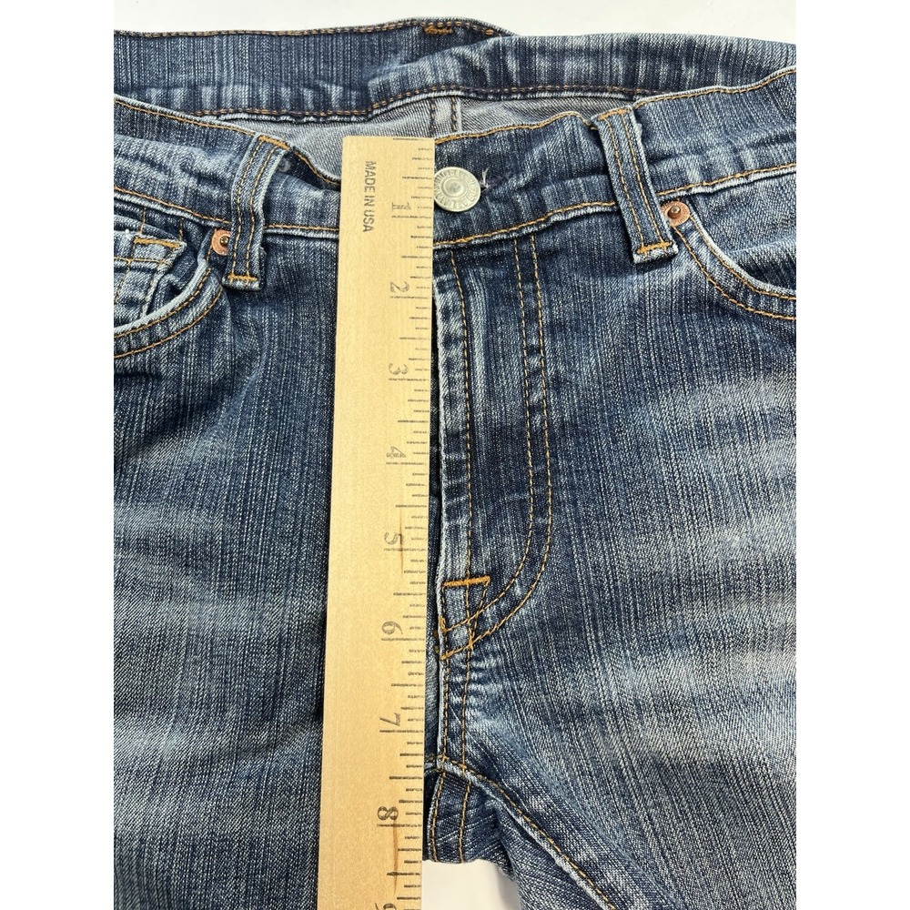 7 For All Mankind Bootcut Jeans Medium Wash Blue Denim Low Rise Womens Size 27 - Picture 3 of 9